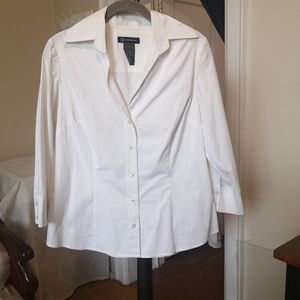 3/$20 INC International Concepts white blouse